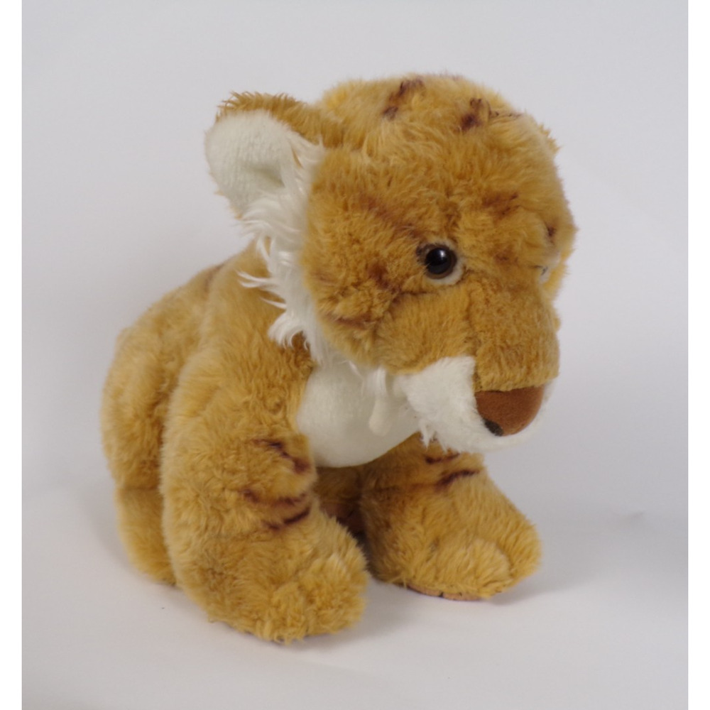 Build-a-Bear 14” Saber Tooth Tiger Cub Cat Plush Stuffed Animal Toy